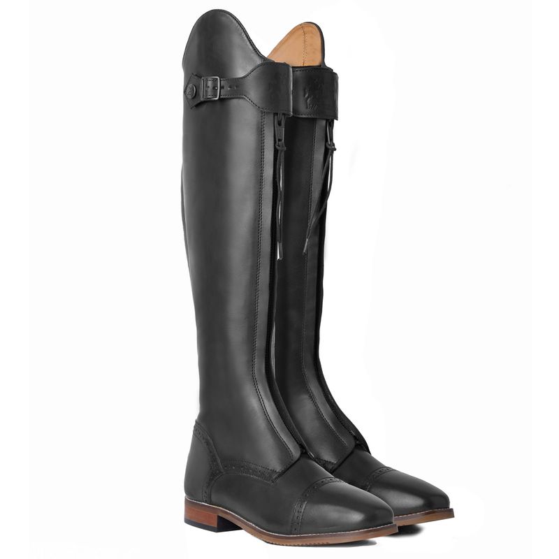 B Vertigo Canopus Front Zip Tall Boots - Black - Horze-39109-BL - Tack ...
