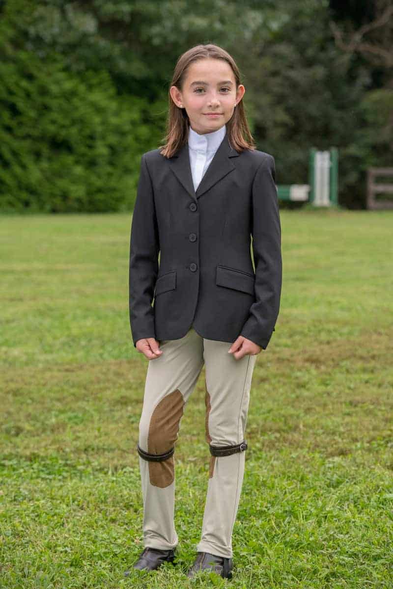 Manteau H&m Enfant Manteau Hampton Show Pour Enfant - Noir à Motifs Chevrons Classique Manteau Noir Enfant Fille