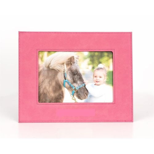 Perri's Leather Frame - Pink