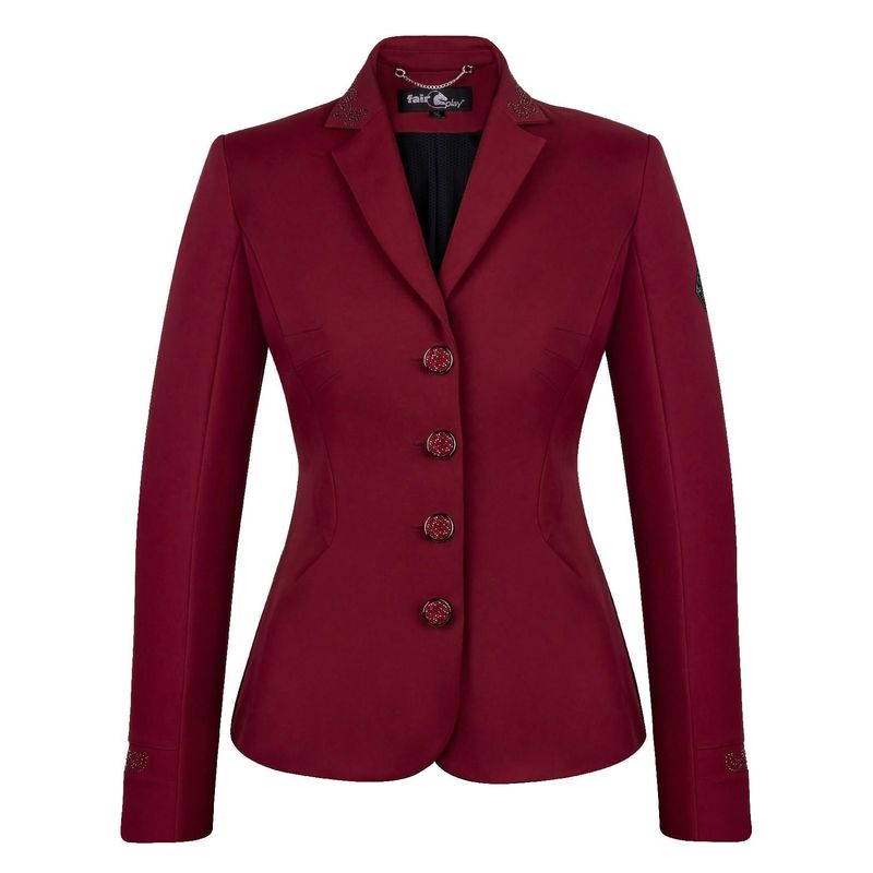 Fair Play Women's Taylor Show Jacket - Burgundy - Fair Play Fair Play Women's Taylor Show Jacket - Burgundy - Fair Play