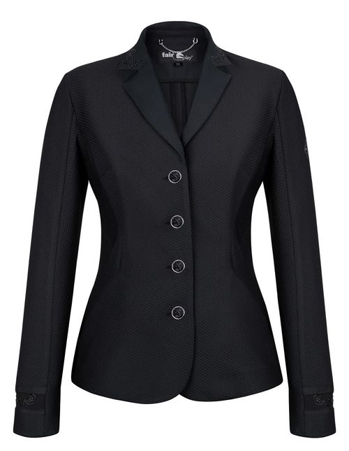 Fair Play Women's Taylor Comfimesh Show Jacket - Black