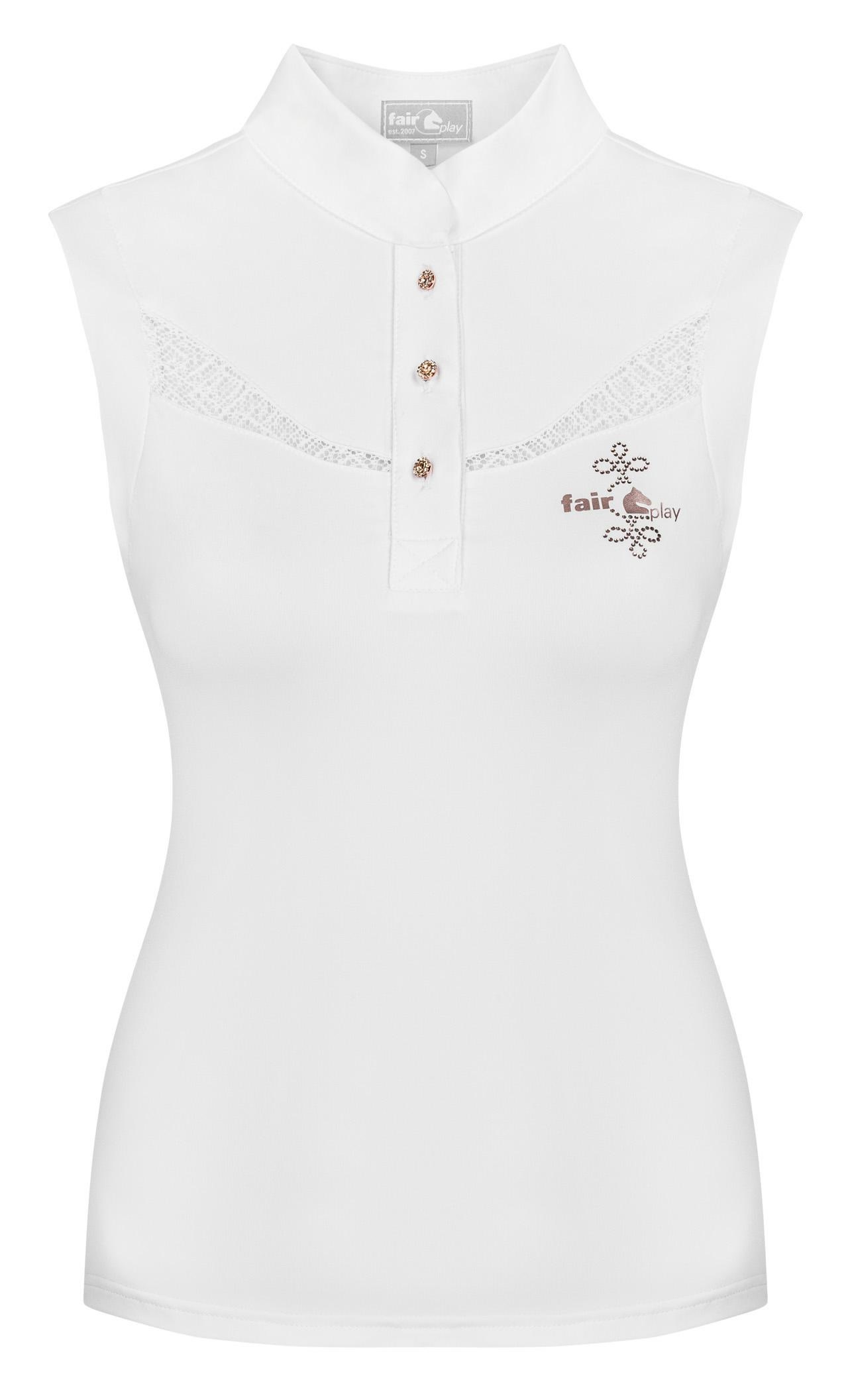 Fair Play Women s Cecile Rose Gold Sleeveless Competition Shirt