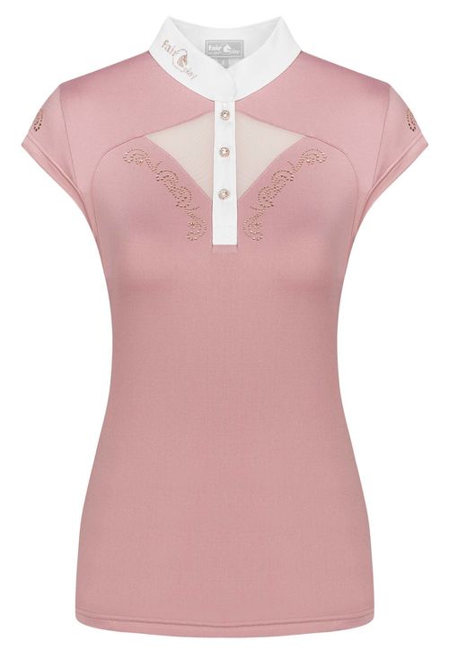 Fair Play Women's Cathrine Rose Gold Sleeveless Competion Shirt - Dusty Pink