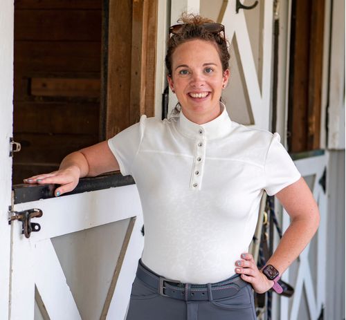 FITS Women's Short Sleeve Show Shirt - Off White