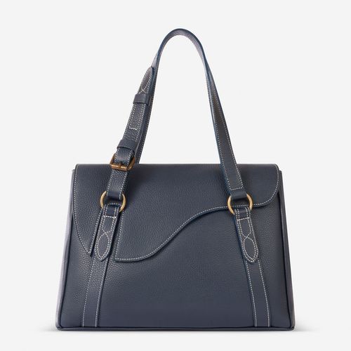 Oughton Paddock Lux Shoulder Bag - Iconic Navy