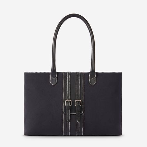 Oughton Half Halt Classic Canvas Handbag - Classic Black