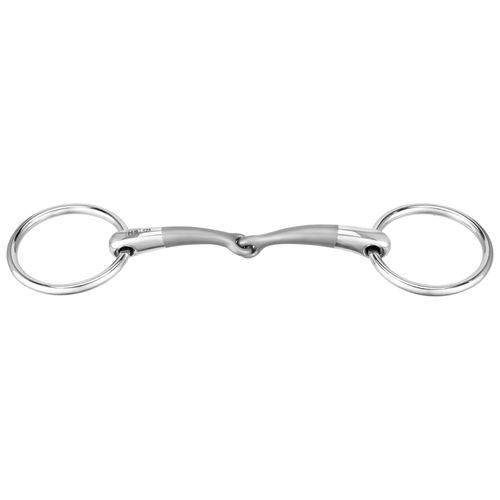 Herm Sprenger SATINOX Single Joint Bradoon 12mm