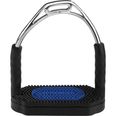 Stainless Steel/Black/Blue Pad
