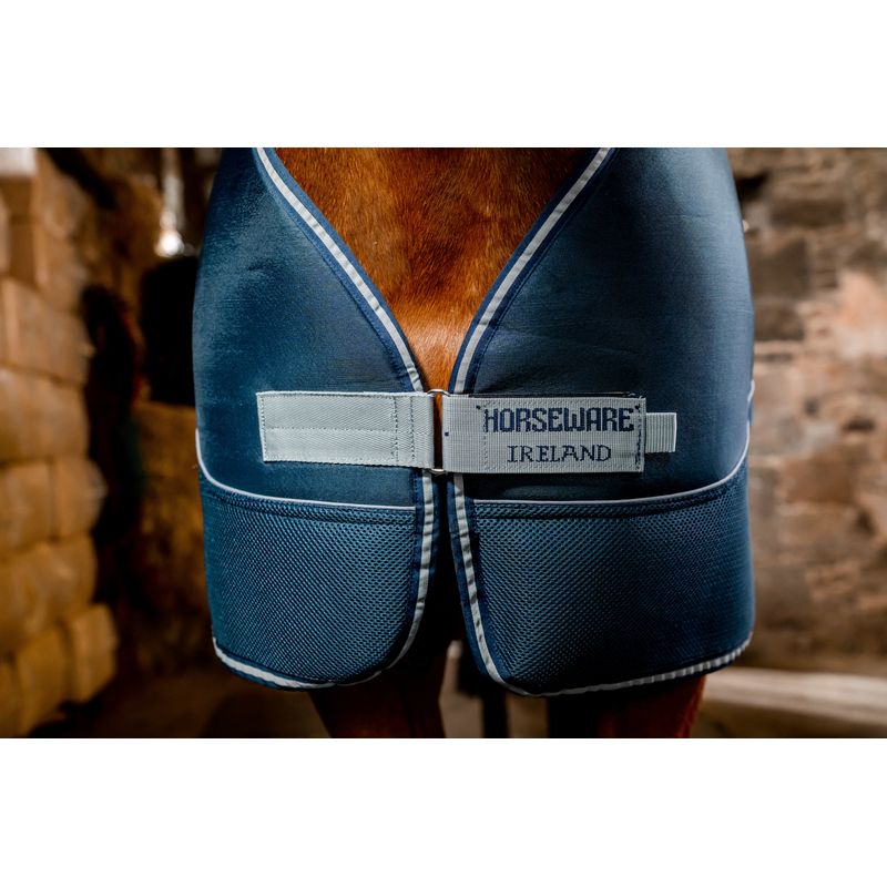 Doublure Couverture Cheval Horseware Dry Liner 69 - Taille 69, Couleur Marine/argent, Système D'isolation Simple - 5