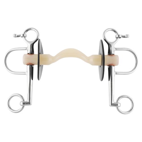 Nathe Soft Port Mullen Mouth Long Cheek Pelham Bit 20mm