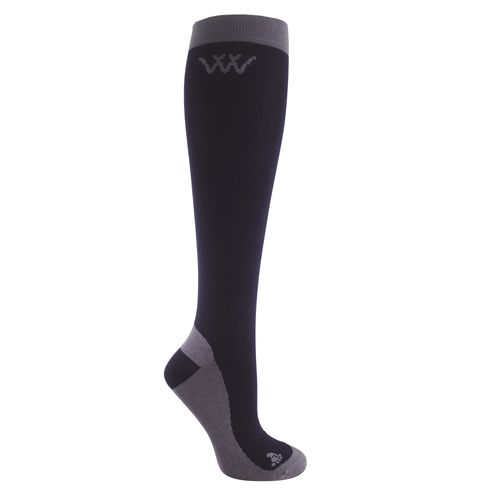 Woof Wear Long Bamboo Sock 2 Pairs - Navy/Grey
