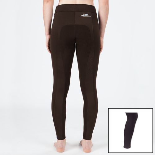 Irideon Women's WindPro Full Seat Breeches w/Sock - Espresso