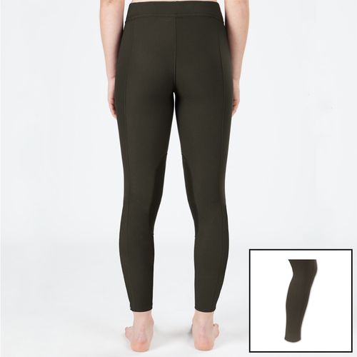 Irideon Women's Powerstretch Knee Patch Breeches w/Sock - Sable