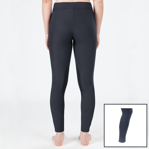 Irideon Kids' Powerstretch Knee Patch Breeches w/Sock - Graphite