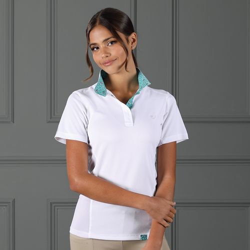 Shires Women's Short Sleeve Show Shirt - Horseshoe