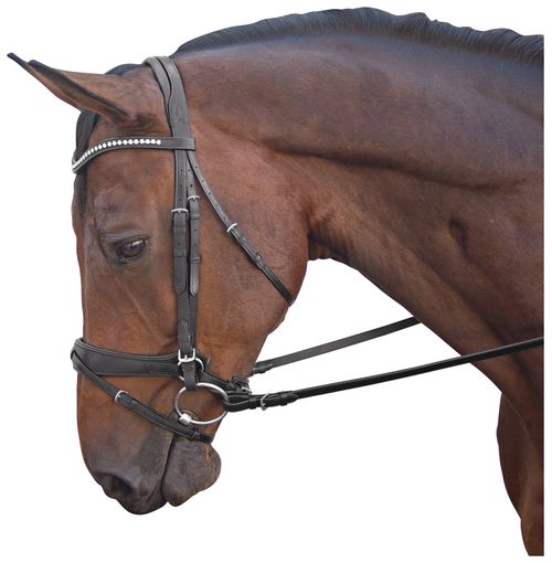 M. Toulouse Comfort Cavesson Dressage Bridle - Black