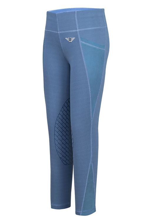 TuffRider Kids' Minerva EquiCool Tights - Ensign Blue