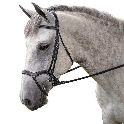 M. Toulouse Hybrid Dressage Bridle - Black