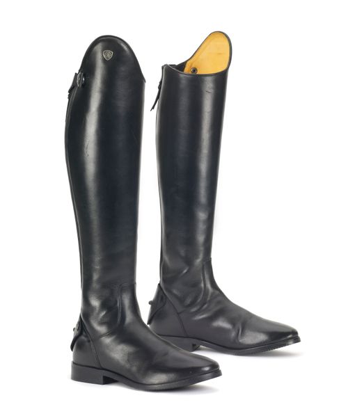 OPEN BOX: Ovation Women's Mirabella Black Hunter Dress Boot - 38 X Wide Regular - Black