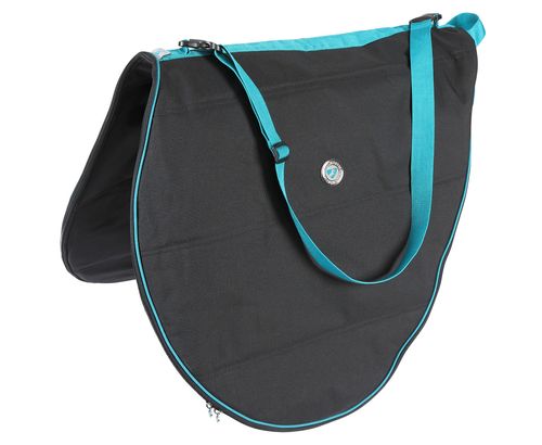 Shires Aubrion Saddle Bag - Black/Blue