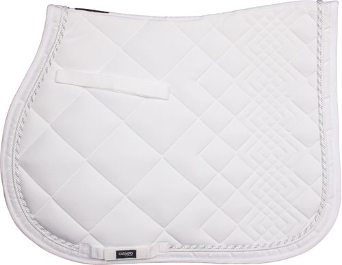 Catago Diamond All Purpose Saddle Pad - White