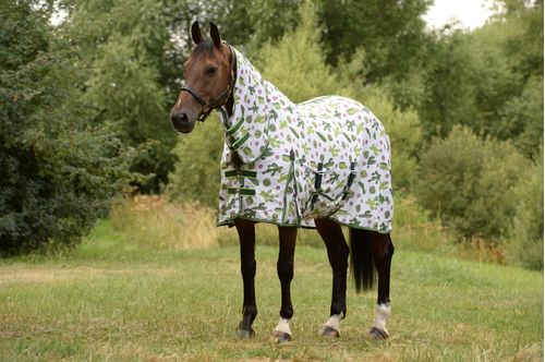 Saxon Mesh Sheet with Belly Wrap and Combo Neck - Cactus Print
