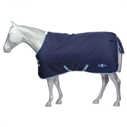 Saxon 600D with Gusset Standard Neck Medium II Turnout - Navy/White