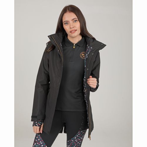 OPEN BOX: Shires Aubrion Women's Woodford Coat - XX Large - Charcoal