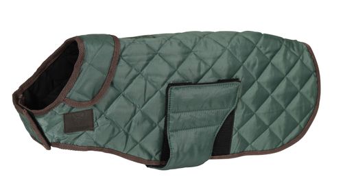 OPEN BOX: Digby & Fox Quilted Dog Coat - X Small - Forest