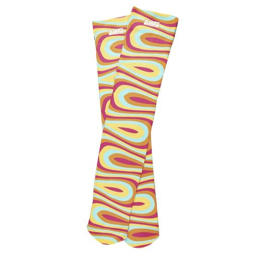 Lettia Women's Boot Socks - Groovy Print