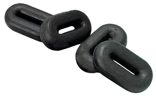 OVERSTOCK: Roma Rubber Martingale Stop Each - One Size - Brown