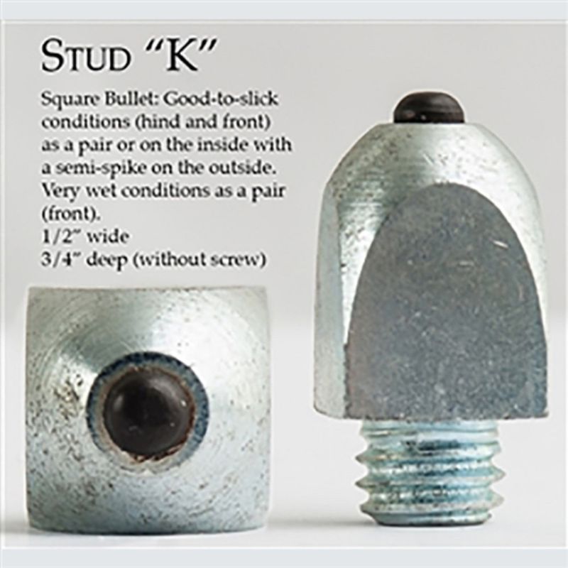 READY TO SHIP: Square Bullet Studs (K) - One Size - Tack Of The Day