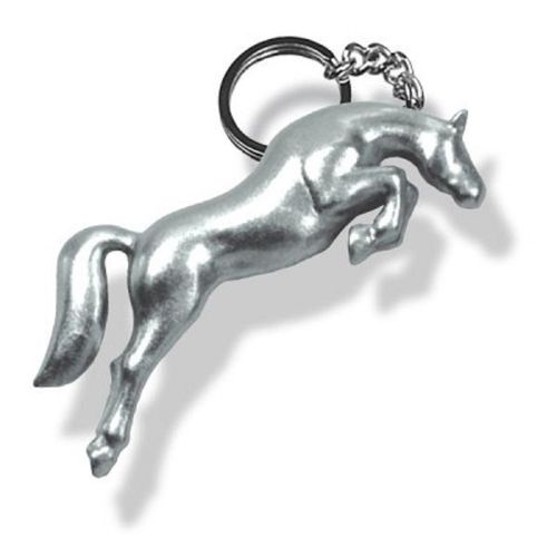 BARGAIN BARN: Kelley and Company 3D Jumper Key Ring - One Size - Silvertone