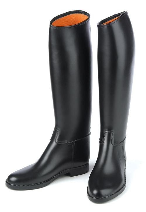 BARGAIN BARN: Derby Women's Lined Rubber Dress Boots - 9 - Black