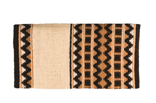 Western Rawhide Country Legend Sapphire Standard Show Blanket - Cream/Black/Taupe/Dark Brown