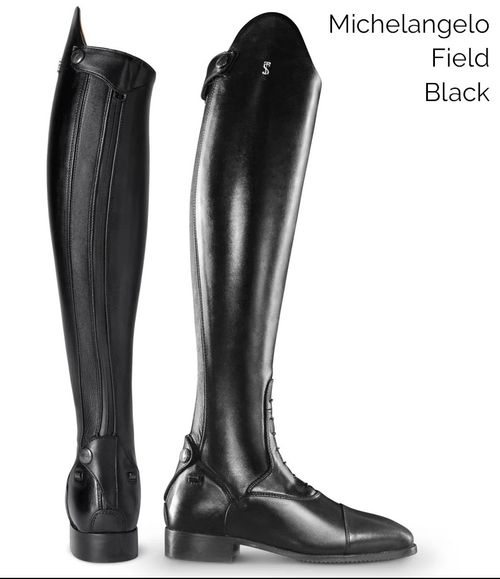 OVERSTOCK: Tredstep Michaelangelo Field Boots - 38 Medium Plus Tall - Black