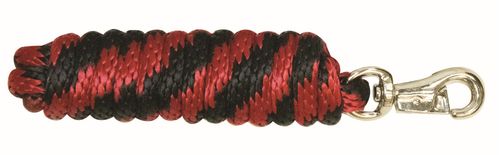 READY TO SHIP: Western Rawhide 10' Poly Lead w/Nickel Plated Bull Snap - 10ft - Lime/Black