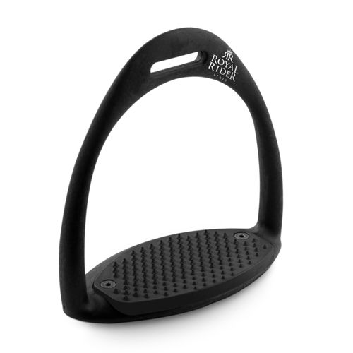 Royal Rider Easy Stirrups - Black/Black Pad