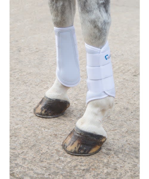BARGAIN BARN: Shires ARMA Neoprene Brushing Boots - Oversize - White