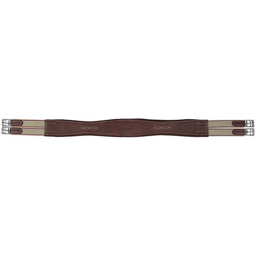 OVERSTOCK: M. Toulouse Contour Shaped Padded Leather Girth - 50in - Chocolate