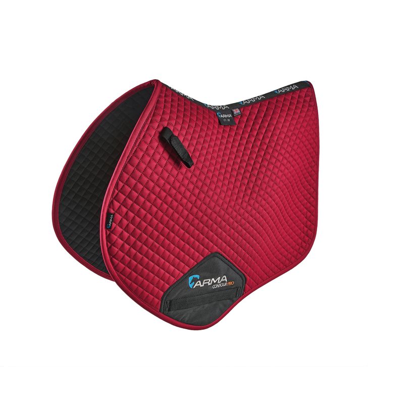 Shires ARMA Performance Jump Saddle Pad - Raspberry - Shires-5269-RASP ...