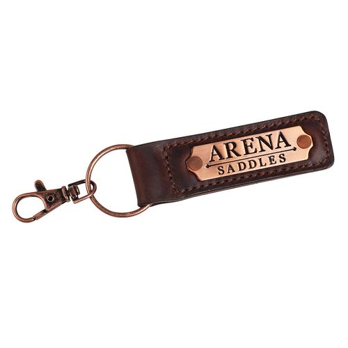 Arena Key Ring - Brown