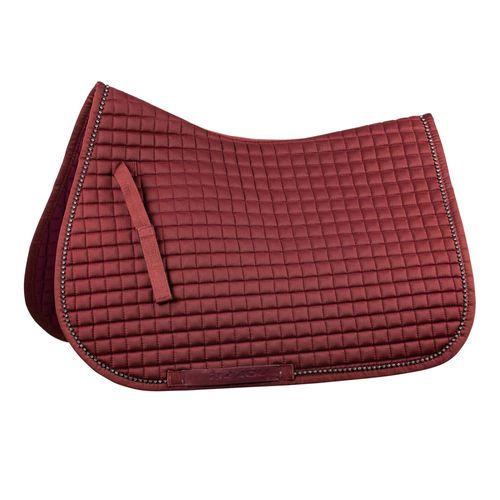 OVERSTOCK: Horze Duchess All Purpose Saddle Pad - Horse - Port Royale Dark Red