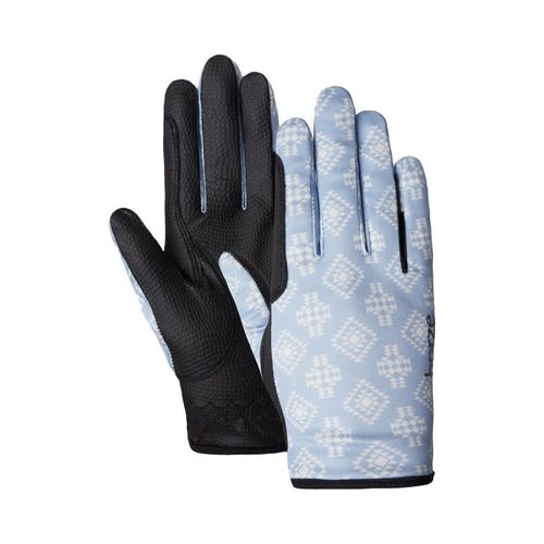 OVERSTOCK: Horze Kids' Nascha Summer Gloves - 6 - Cashmere Blue
