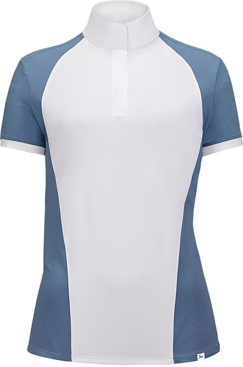RJ Classics Kids' Remi Jr Short Sleeve Show Shirt - White/Coronet Blue