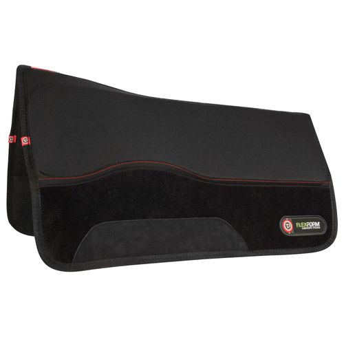 T3 Felt FlexForm Microsuede Western Pad  - Black