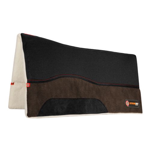 T3 WoolBack Extreme Pro Impact Microsuede Western Pad - Brown