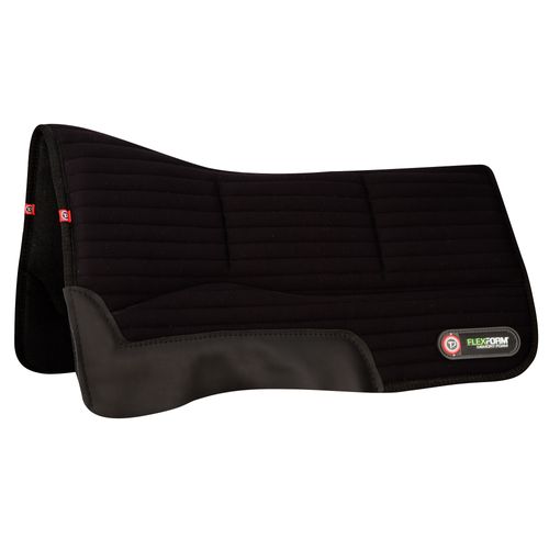 T3 Felt Lined FlexForm Performance Pad w/Wear Leathers & Shims - Black