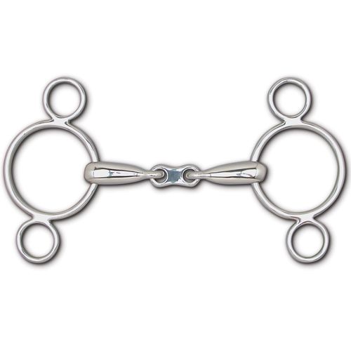 Toklat Three Ring Hollow Mouth French Link Continental Bit