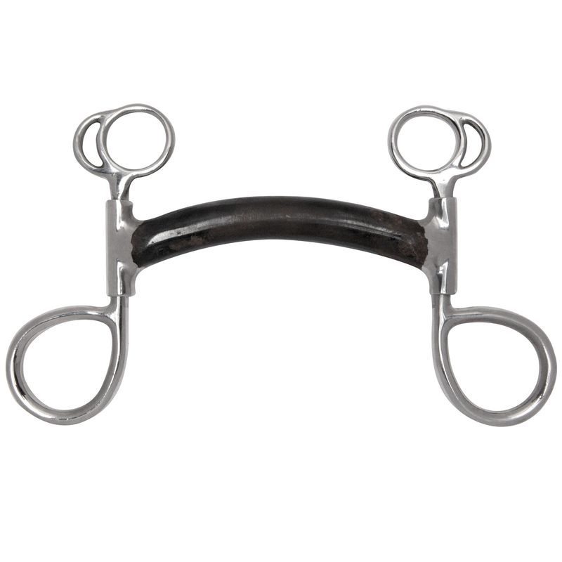 Toklat Black Steel Mullen Mouth Bumper Bit